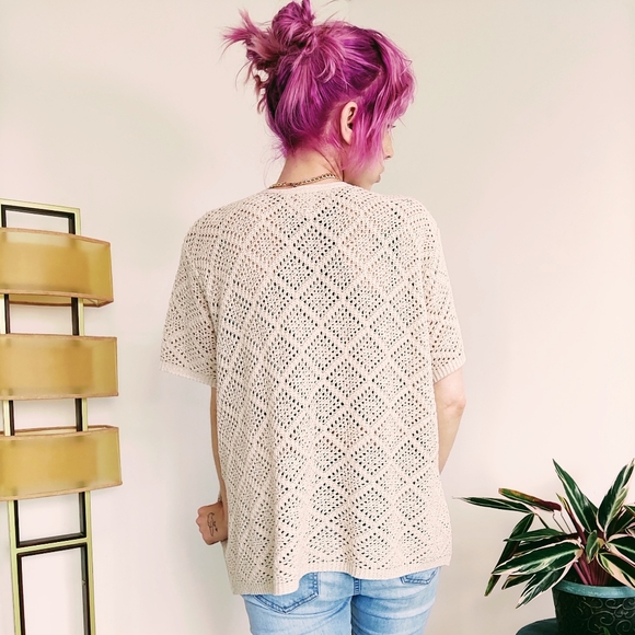 Vintage 80s Knit Cardigan - Picture 7 of 13